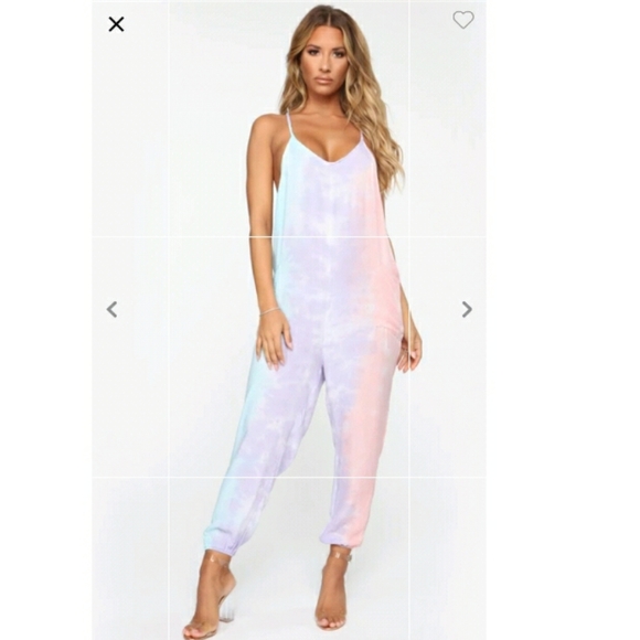 Fashion Nova Janika Tie Dye Jumpsuit